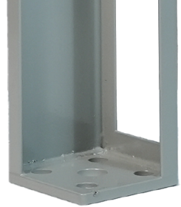 vinyl fence concrete post mount