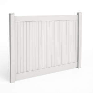 6' Tall Vinyl Privacy Fence Panels with 1.5